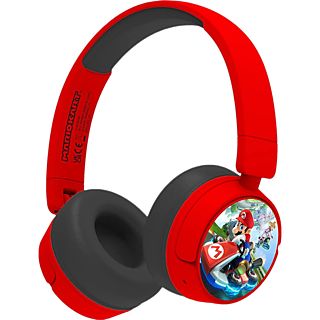 OTL TECHNOLOGIES Mario Kart Kids - Casques (On-ear, Rouge/Noir)