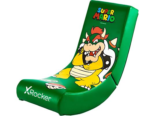 X-ROCKER Super Mario: Video Rocker - Bowser Edition - Fauteuil de gaming (Bowser vert)
