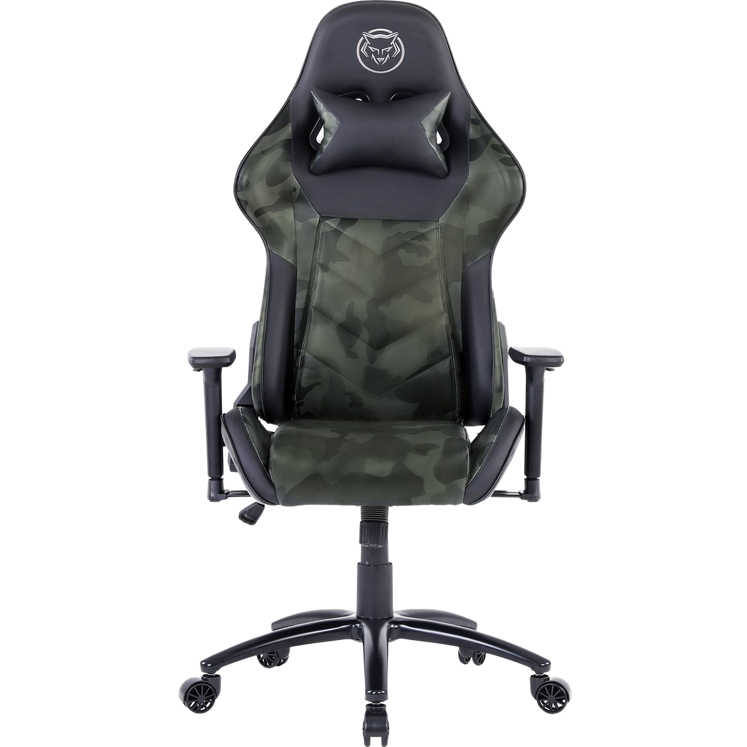 Qware Gaming - Chair - Extra Comfort - Alpha - Game Stoel - Raceseat - Gaming Stoel - Forest Green - Camouflage
