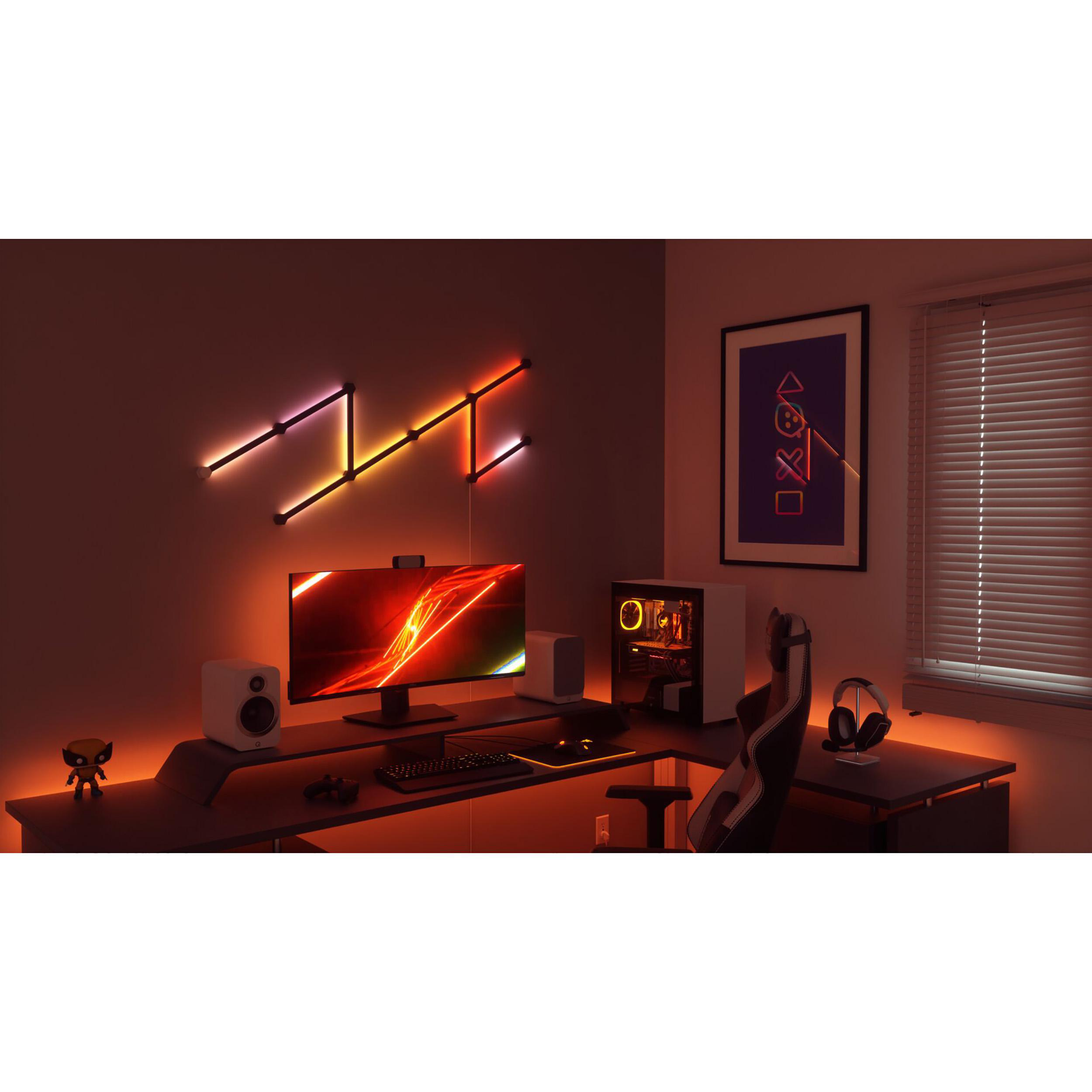 NANOLEAF Lines Skin Black Matte 9pcs Verkleidung -