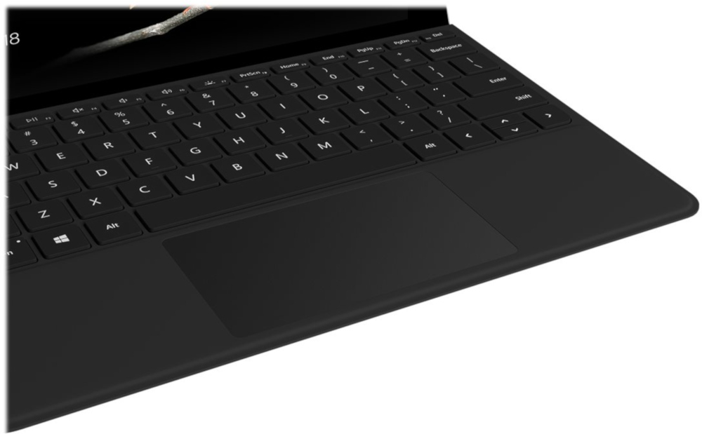 Afbeelding toont een zwart laptoptoetsenbord. Het toetsenbord is naar rechtsonder gekanteld.