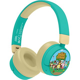 OTL TECHNOLOGIES Nintendo Animal Crossing Kids - Cuffie (On-ear, Blu/bianco)