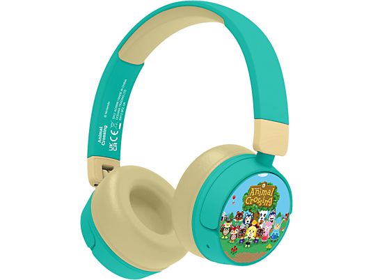 OTL TECHNOLOGIES Nintendo Animal Crossing Kids - Casques (On-ear, Bleu/Blanc)