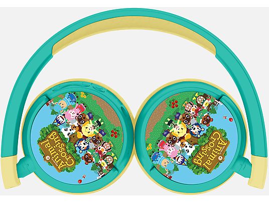 OTL TECHNOLOGIES Nintendo Animal Crossing Kids - Kopfhörer (On-ear, Blau/Weiss)