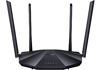 TENDA AC19 AC2100 kétsávos Wi-Fi router, Gigabit LAN, USB, fekete (AC19)