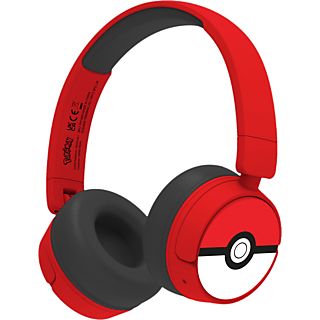 OTL TECHNOLOGIES Pokémon Poké Ball Kids - Casques (On-ear, Rouge)