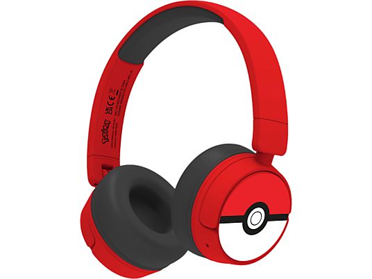 OTL TECHNOLOGIES Pokémon Poké Ball Kids - Kopfhörer (On-ear, Rot)