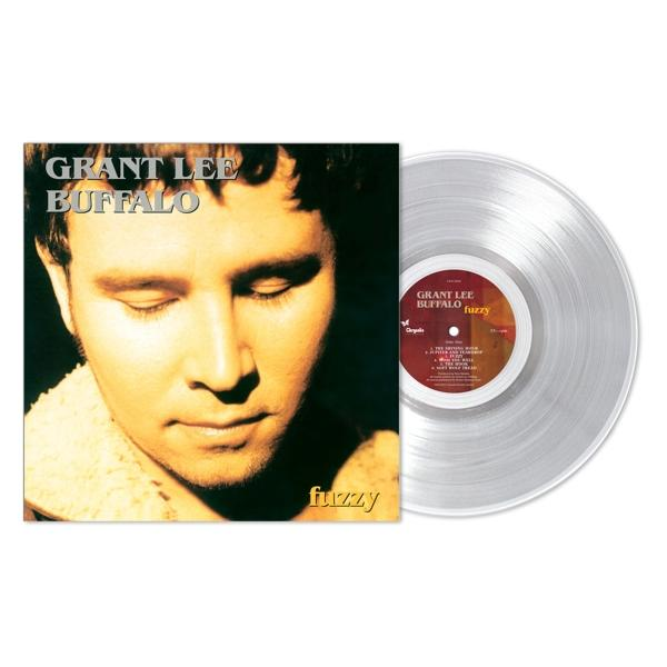 Grant Lee Buffalo album borítója. Egy férfi arca a borítón, a 'Grant Lee Buffalo' és a 'fuzzy' szöveggel.