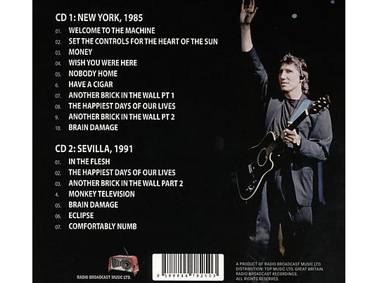 Roger Waters - New York,1985/Sevilla 1991  - (CD)