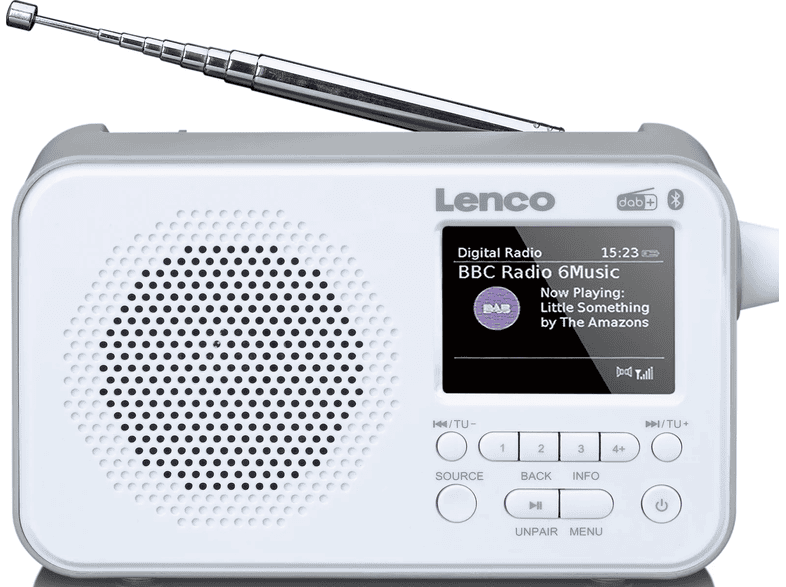 Digitalradio LENCO | PDR-036WH MediaMarkt kaufen