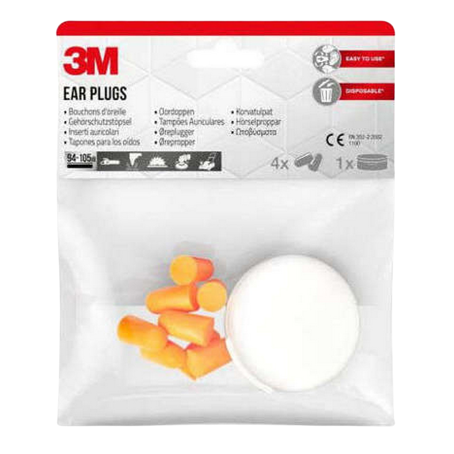 3M Oordoppen (4 paar) in doosje afbeelding