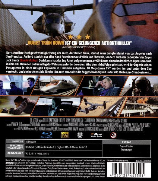 Bullet Train Down Blu-ray