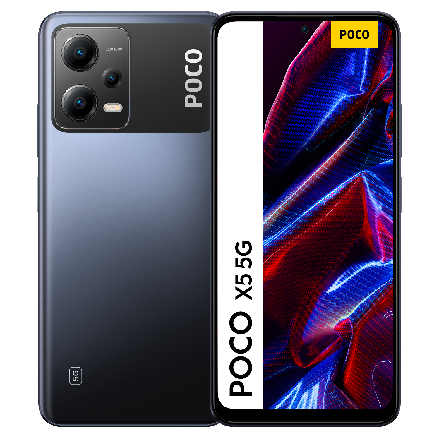 Móvil - Pocophone X5, Negro, 256 GB, 8 GB RAM, 6.67" FHD+ AMOLED DotDisplay, Snapdragon® 695, 5000 mAh, Android