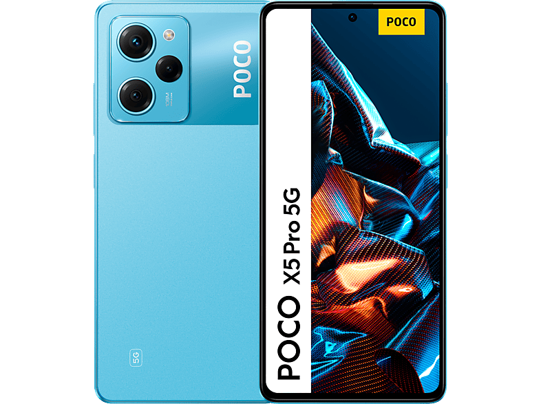 Móvil  Pocophone X5 Pro, Azul, 256 GB, 8 GB RAM, 6.67 FHD+ Flow AMOLED  DotDisplay, Snapdragon® 778G, 5000 mAh, Android