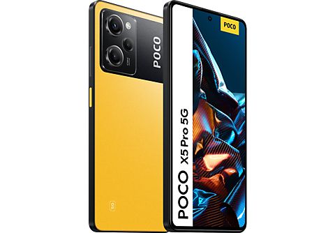 Móvil  Pocophone X5 Pro, Amarillo, 256 GB, 8 GB RAM, 6.67 FHD+ Flow  AMOLED DotDisplay, Snapdragon® 778G, 5000 mAh, Android