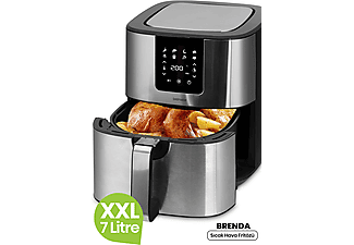 GOLDMASTER Brenda GM-7484 Air Fryer Sıcak Hava Fritözü Siyah Gümüş_5