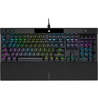 CORSAIR Corsair K70 RGB PRO - Optisch-Mechanisch Gaming Toetsenbord - US Qwerty - Backlit RGB LED - Corsair OPX - Zwarte PBT Keycaps - Zwart