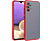 CASE AND PRO Samsung S23 Ultra műanyag tok, piros-fekete (MATT-S23U-RBK)