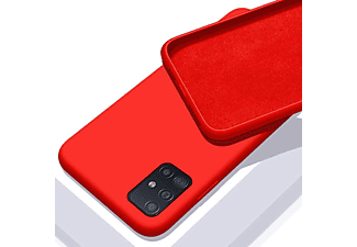 CASE AND PRO Premium szilikon tok, Samsung S23 Plus, piros (PREM-SAM-S23P-R)