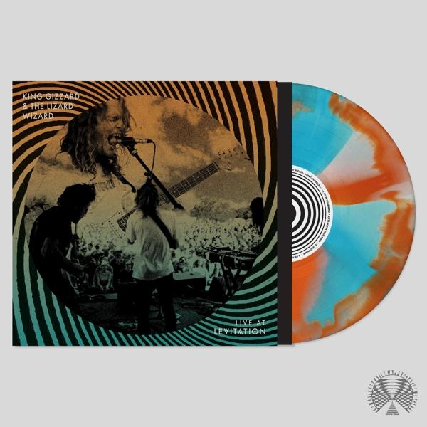 King Gizzard & The Lizard Wizard album borítója. Egy bakelit lemez.