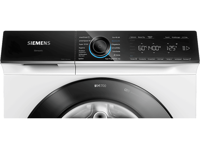 SIEMENS WG44B2030 iQ700 Waschmaschine (9,0 kg, 1300 U/Min., A)