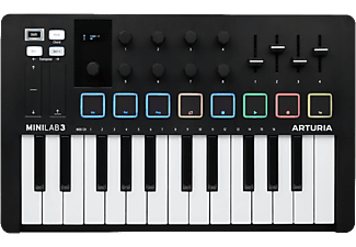 ARTURIA MiniLab 3 - Keyboard Controller MIDI/USB (Nero)