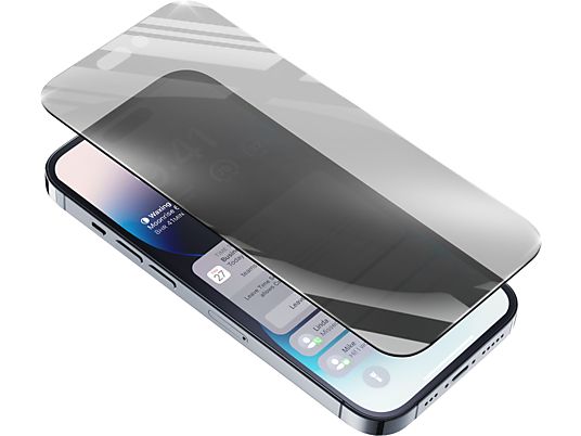 CELLULARLINE Top Secret Glass - Verre de protection (Convient pour le modèle: Apple iPhone 14 Pro Max)