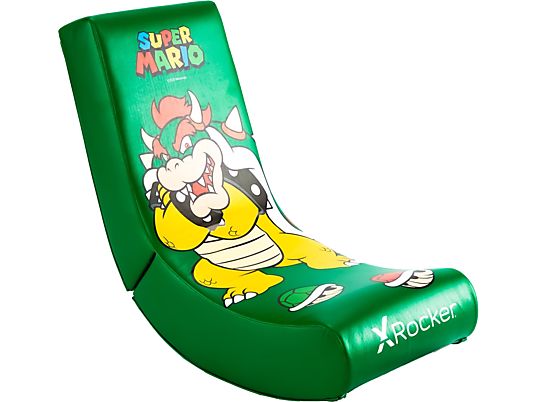 X-ROCKER Super Mario: Video Rocker - Bowser Edition - Fauteuil de gaming (Bowser vert)