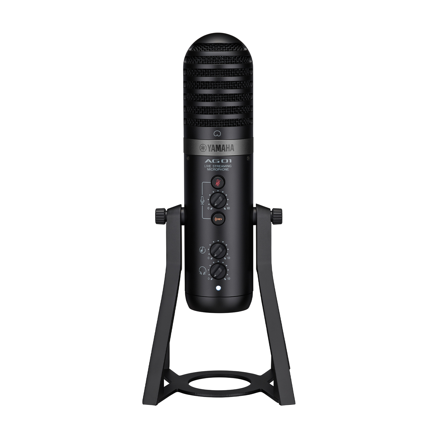 Microfono a condensatore USB per live streaming Yamaha Ag01Bl