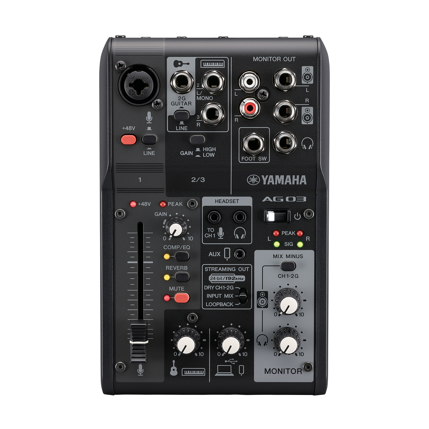 Mixer USB Yamaha Ag03Mk2B