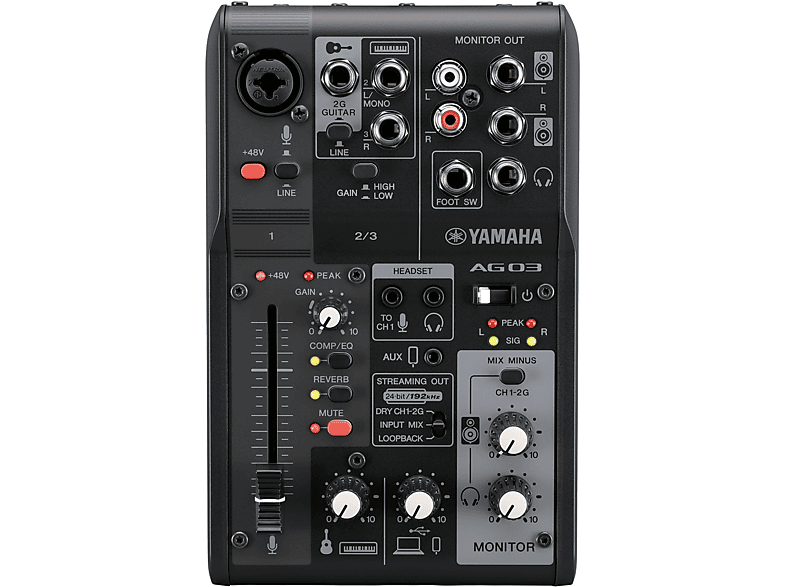 Mixer Audio Yamaha Ag03Mk2B