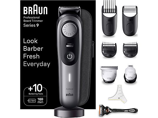 BRAUN BT9420 - Tondeuse à barbe (Gris)