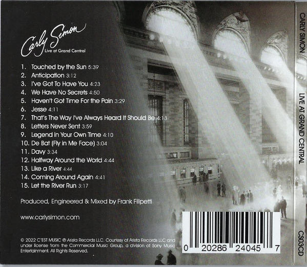 Carly Simon - Live At Grand Central  - (CD)