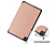 CASE AND PRO Samsung Tab A8 10.5 (X200) tablet tok, rosegold (TABCASE-SAM-A8-RG)