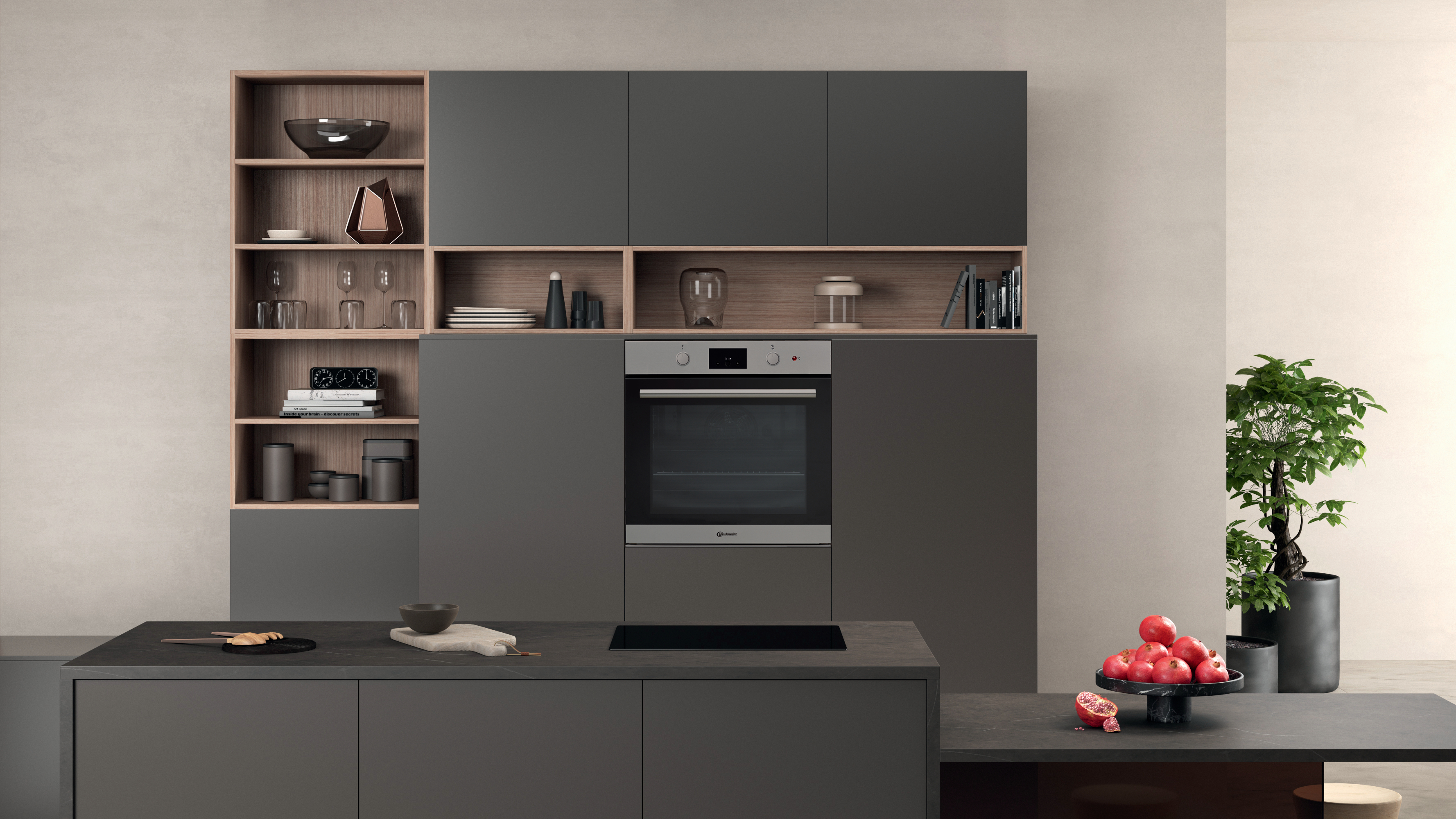 BAUKNECHT BAR2 KN5V IN, Backofen (Einbaugerät, 71 l, 595 mm breit)