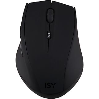 Ratón inalámbrico - ISY IWM-3100, Wireless, 1600 ppp, Negro