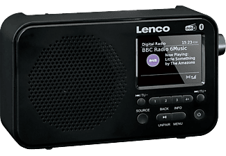 LENCO PDR-036BK - radio digitale (FM, DAB, DAB+, Nero)