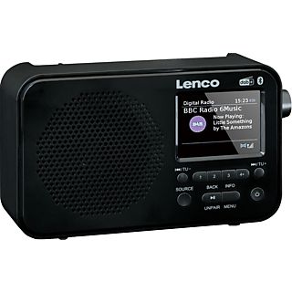 LENCO PDR-036BK - Digitalradio (FM, DAB, DAB+, Schwarz)