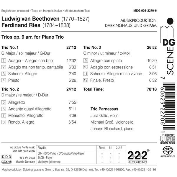 Trio Parnassus - Klaviertrios  - (SACD Hybrid)