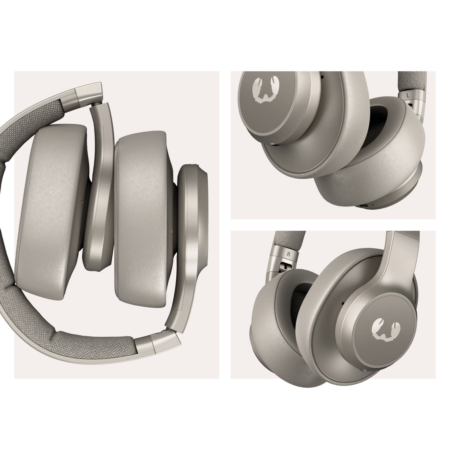 FRESH 'N REBEL Clam 2 - Silky Sand Over-ear Hoofdtelefoon Beige