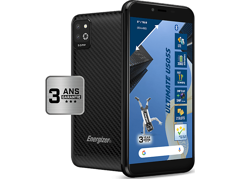 Energizer Gsm U505s 4g Black (u505s)