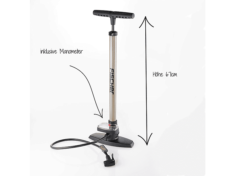 FISCHER 85580 Fahrradpumpe