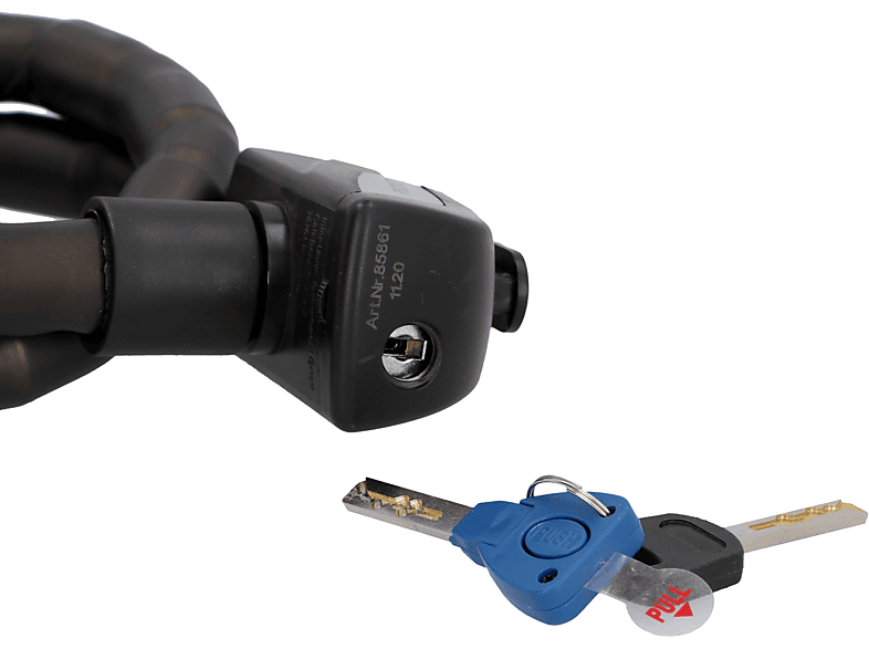 FISCHER 85861 GLIEDERSCHLOSS 90CM 24MM Gliederschloss (Schwarz)