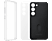 SAMSUNG Galaxy S23 Çerçeveli & Kart Yuvalı Telefon Kılıfı Siyah