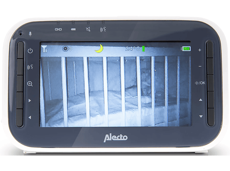 Alecto DVM-200 Babyphone mit Kamera und 4,3"-Farbdisplay, Weiß — Foto 4 von 5