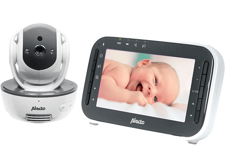 Alecto DVM-200 Babyphone mit Kamera und 4,3"-Farbdisplay, Weiß