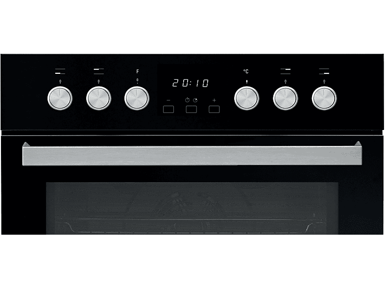 BAUKNECHT HEKO BLACK 700 H, Einbauherdset (Elektrokochfeld, A, 65 l)