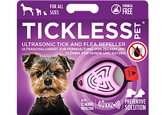 TICKLESS Pet ultrahangos kullancs- és bolhariasztó kutyáknak, pink (PRO10-101PI)
