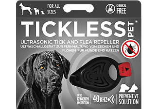 TICKLESS Pet ultrahangos kullancs- és bolhariasztó kutyáknak, fekete (PRO10-101BL)