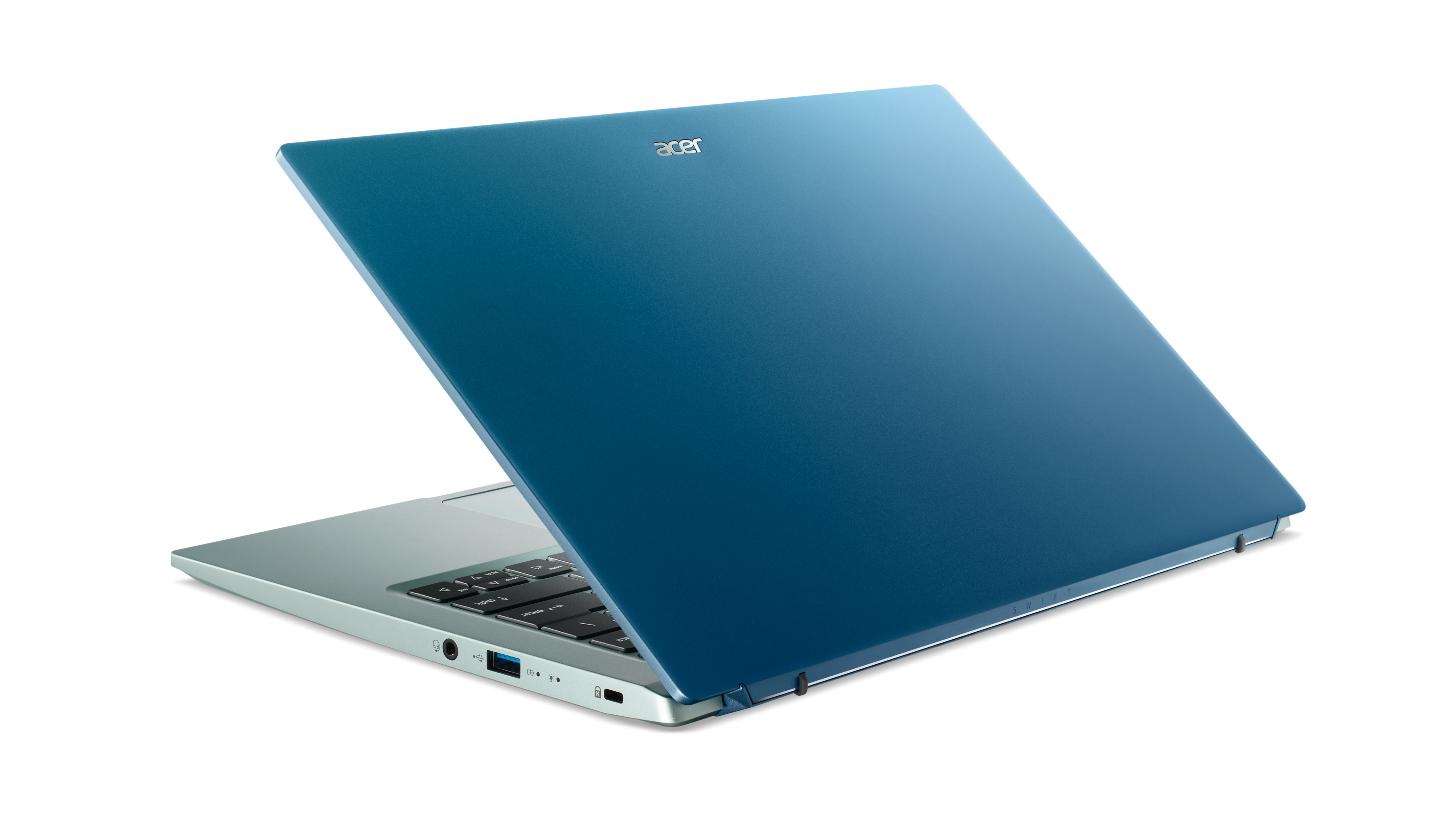 ACER Swift 3 (SF314-512-5931) Notebook Zoll Display, 14 Xe i5 GB RAM, 512 Core™ SSD, Tastaturbeleuchtung, mit Intel® Prozessor, Iris 16 mit Blau Graphics, EVO, GB Intel